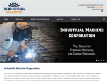 Tablet Screenshot of industrialmachinecorp.com